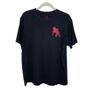 PRPS "Bruised Never Broken" Black Cotton Tee, M